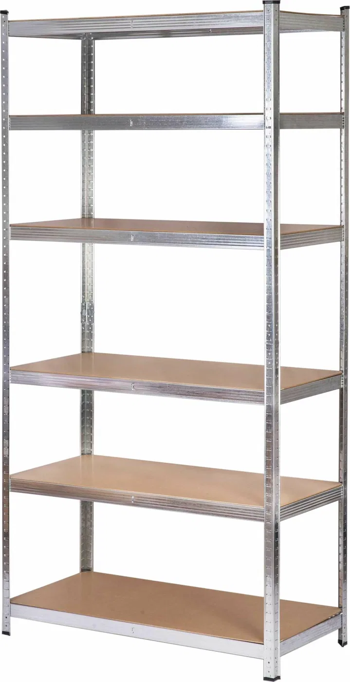 AWTools AWTOOLS REGAŁ 6 PÓŁEK 200x90x40 NOŚNOŚĆ 300kg / 6.0mm - WCISKANY SZYBKI MONTAŻ