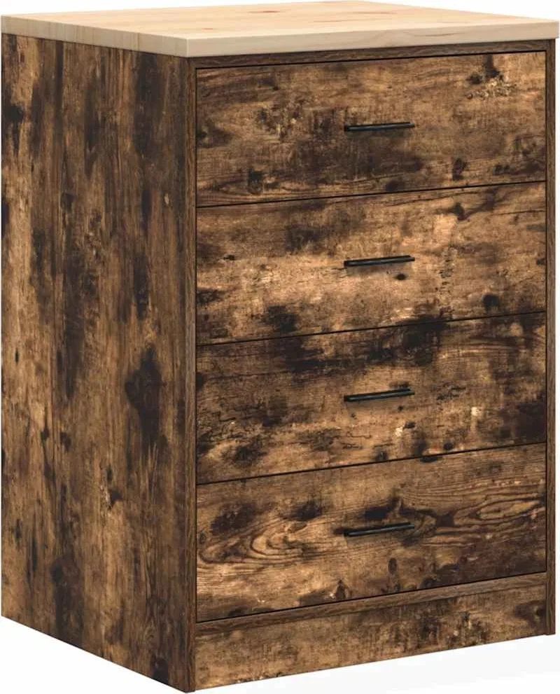 Garażowa szafka do przechowywania Dąb wędzony 60x51x85 cm