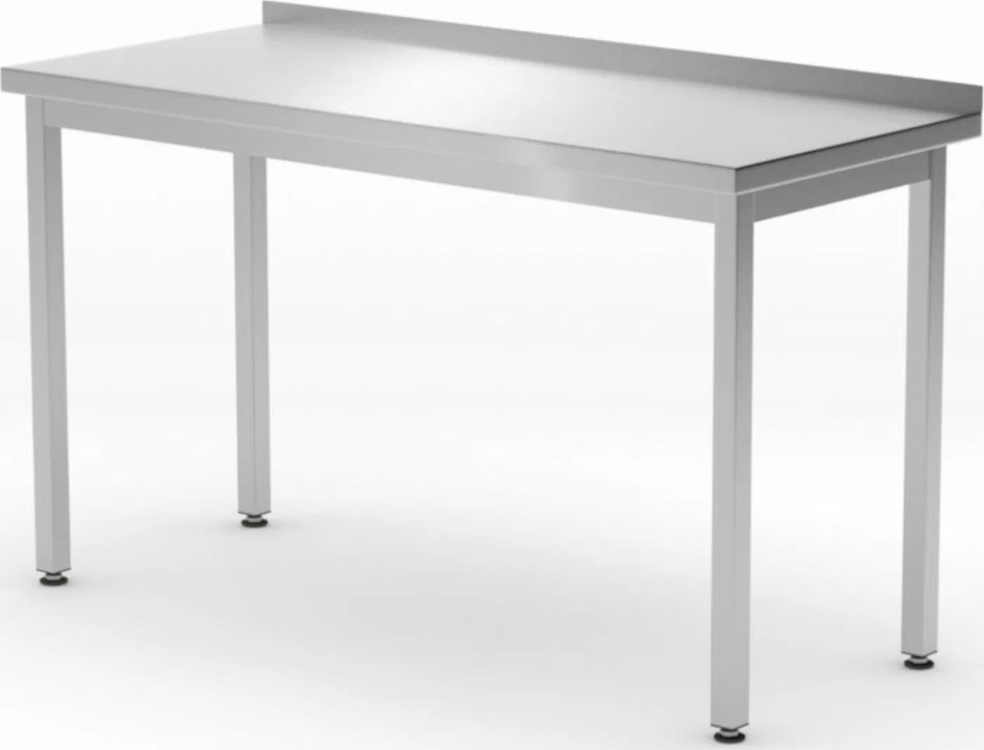 Hendi Stół blat roboczy przyścienny z rantem Budget Line STAL 1000 x 600 x 850 mm - Hendi 817209 Stół blat roboczy przyścienny z