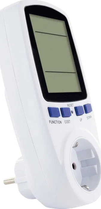 Schwaiger Schwaiger Energiekostenmessgerät mit Display, weiß
