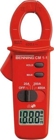 Benning Miernik prądu BENNING CM 1-1 cęgowy z akcesoriami