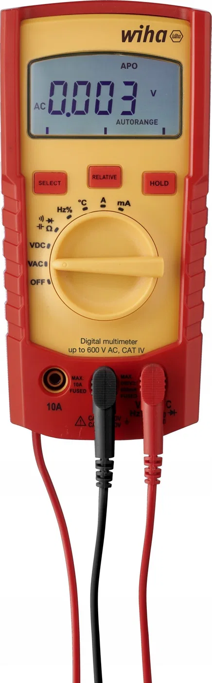Wiha Wiha Multimetr cyfrowy do 600V AC, CAT IV 45218