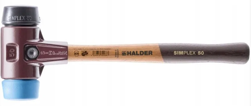 Halder SIMPLEX soft-face mallet 60 TPE-soft/comp. rubber