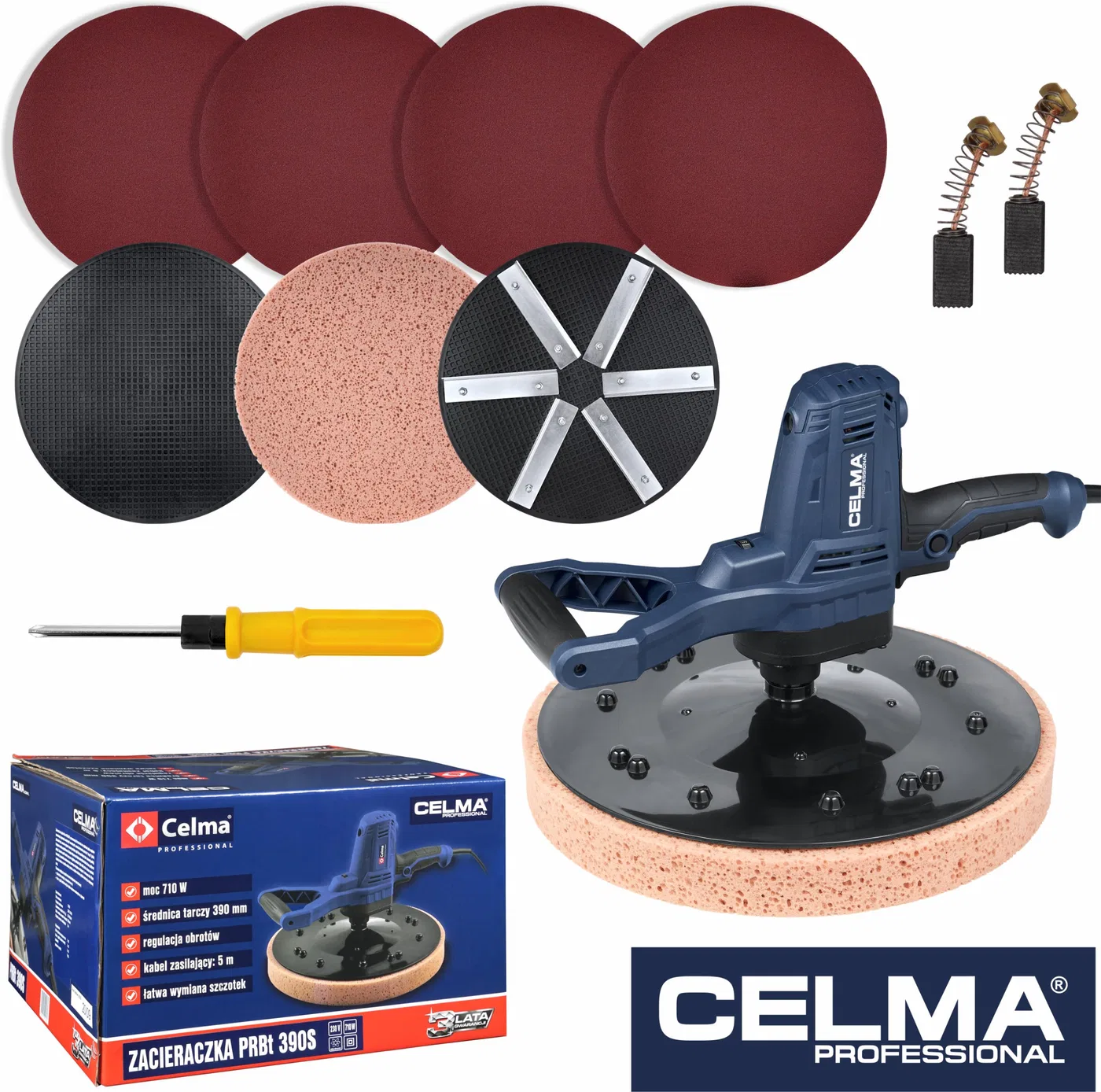 Celma Zacieraczka do tynków CELMA Professional PRBt 390S 710W 390mm