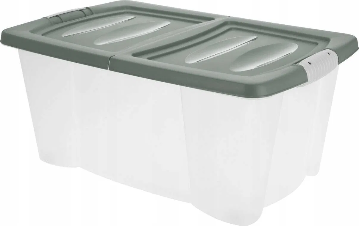 Storage Solutions Pojemnik na kółkach, zamykany, 45 l