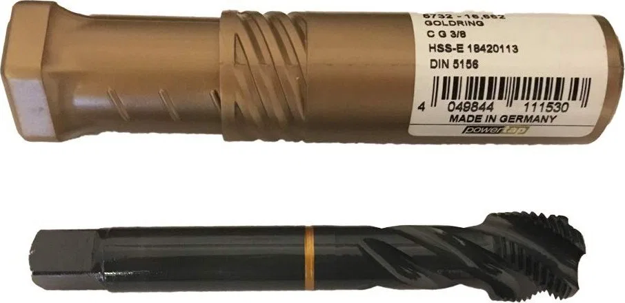 Ghring Machine tap for blind holes GUHRING HSS-E 5732 G3/8 - 19 threads