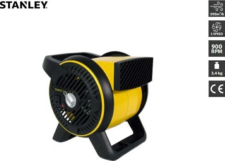 Stanley STANLEY WENTYLATOR / DMUCHAWA ELEKTRYCZNA 595m3/h