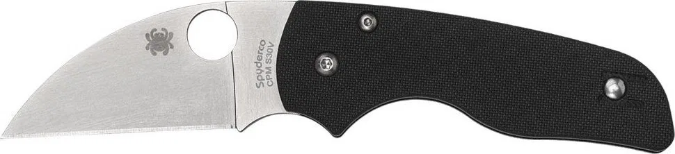 Spyderco Spyderco LIL' NATIVE BLACK G10 PLAIN WHARNCLIFFE C230GPWC
