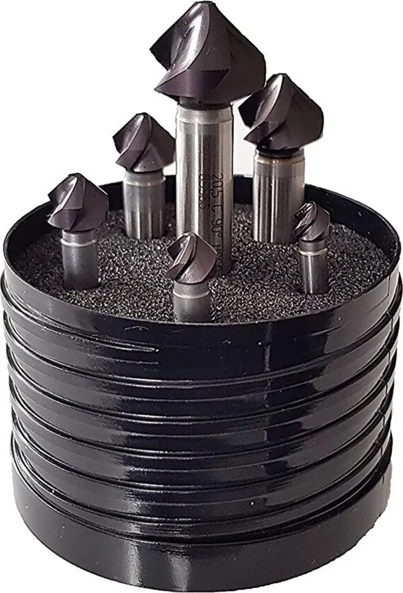 Ghring Set of 6 countersinks GUHRING SpyroTec