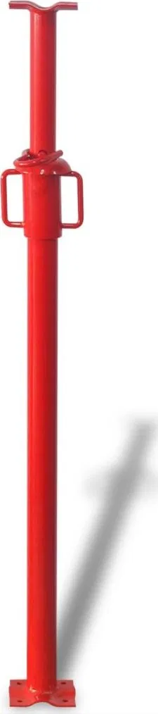 vidaXL Podpora teleskopowa 180 cm czerwona
