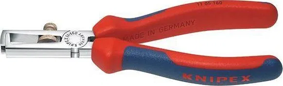 Knipex Szczypce do ściągania izolacji z przewodów Knipex 11 05 160 chromowane