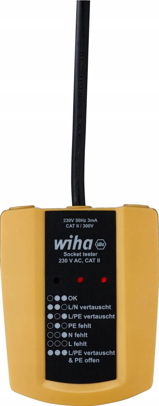Wiha Wiha Steckdosentester 230 V AC, CAT II