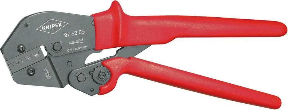 Knipex Profesjonalne szczypce Crimp do zaciskania tulejek z plastikowymi kołnierzami KNIPEX 97 52 09