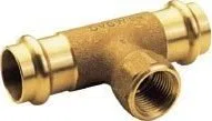 Conex Trójnik z gwintem wewnętrznym, 28x3/4x28 brąz B Press