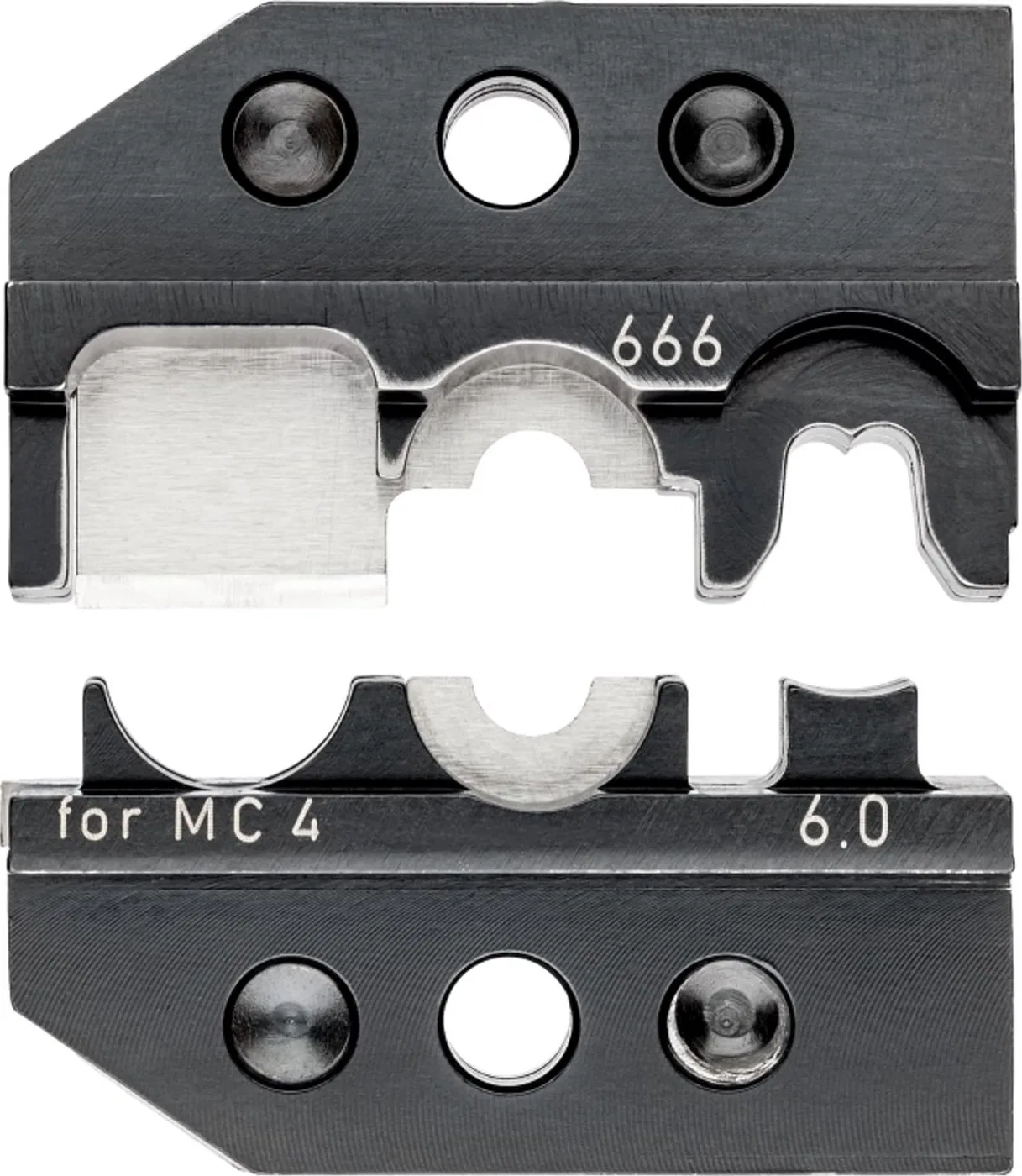 Knipex KNIPEX crimping insert for MC4 solar connectors (6 mm2), crimping pliers (for KNIPEX crimping system pliers, Item No. 97