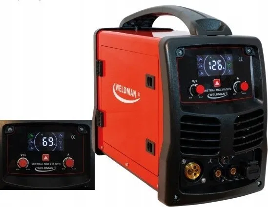 Weldman SEMI-AUTOMATIC WELDING IN.WELDMAN MISTRAL MIG210 SYN