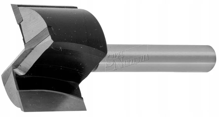 CMT HM CUTTER D24 I20 L70 S8... STRAIGHT, WITH DRILLING BLADE.