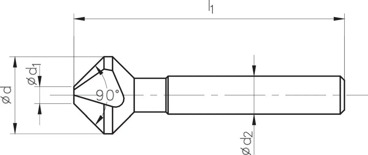 Fanar POGLEBIACZ DIN 335-C 90"*20.5 VHM AT