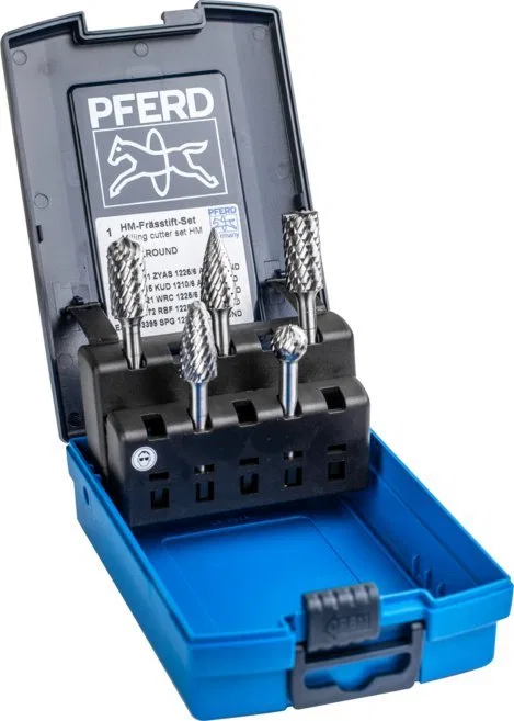 Sourcing HM cutter set PFERD 1412 Allround, 5 pcs.