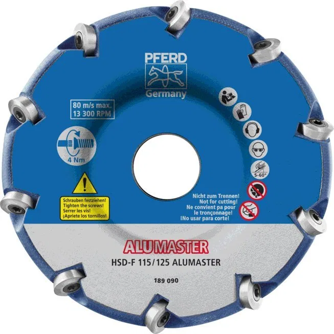 Sourcing Grinding disc PFERD Alumaster HSD-F 115/125