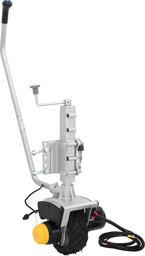 vidaXL Podnośnik przyczepy Koło 12 V 550 W Aluminium