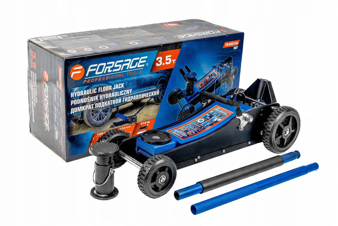 Podnośnik hydrauliczny 3.5t off-road (h min 155mm  h max 710mm)