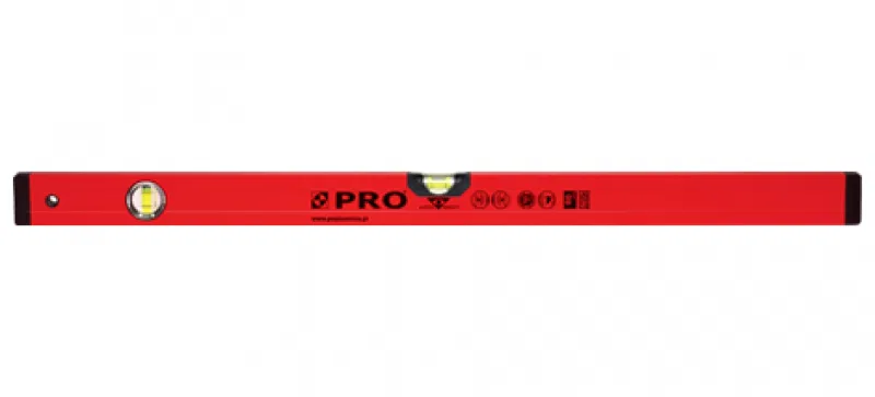 PRO Poziomica malowana ze wskaźnikami 200cm (3-01-01-A1-200)