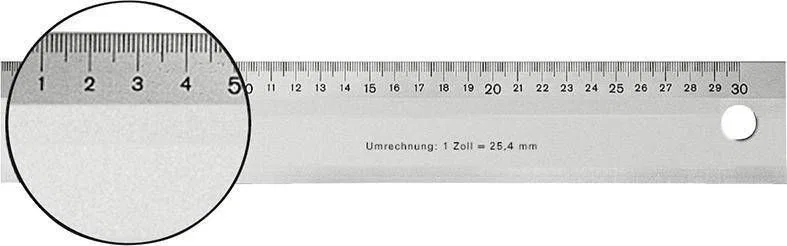Format Liniał Aluminiowy z Lekkiego Metalu Format