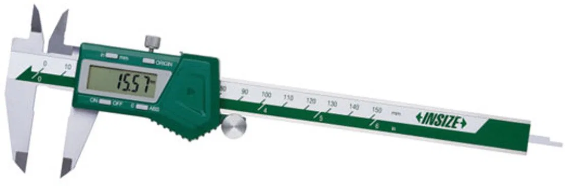 SUWMIARKA  150 CYFR.   6" 3V/ABS/DATA/SQ ROLKA /CERT.