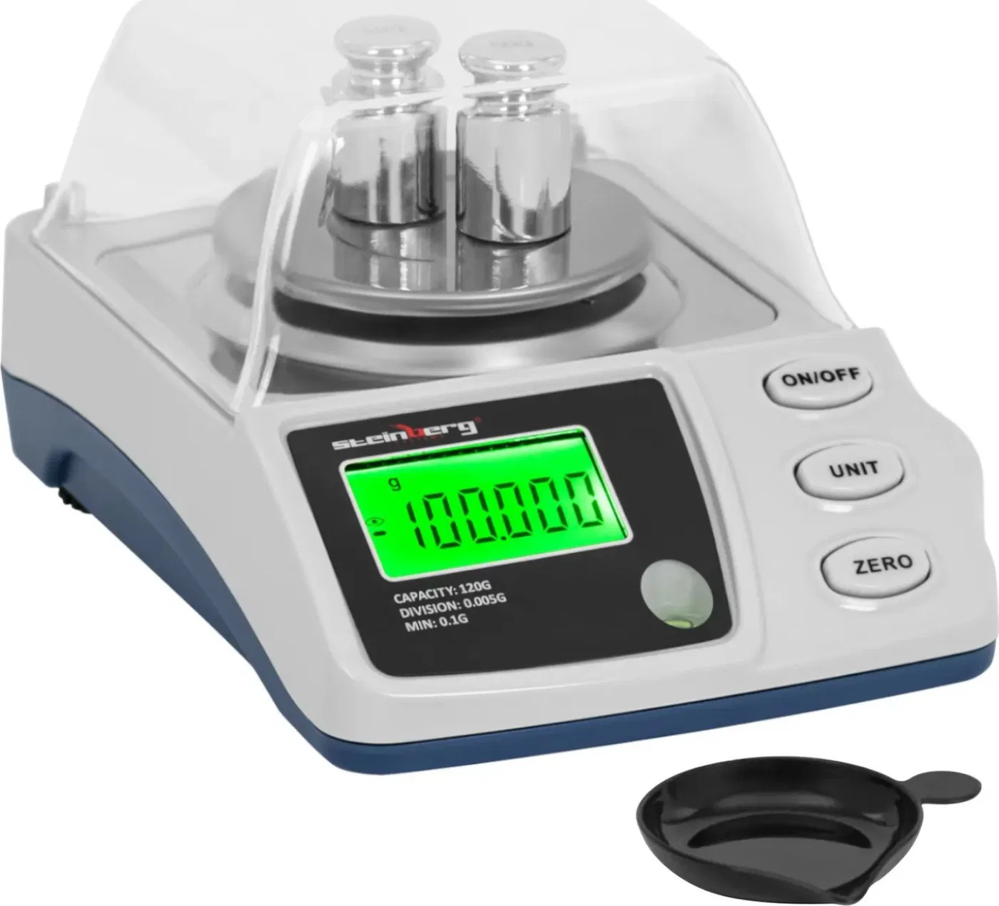 Waga laboratoryjna precyzyjna z osłoną 0.1-120 g / 0.005 g Waga laboratoryjna precyzyjna z osłoną 0.1-120 g / 0.005 g