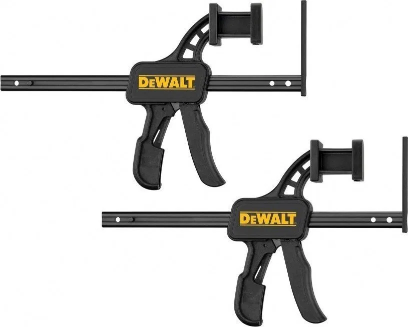 Dewalt 2 szybkomocujące zaciski do stosowania z szynami prowadzącymi (DWS5026-XJ)