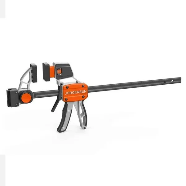 Aluminum clamp MEDIUM DUTY with force gauge 450 mm., JORGENSEN