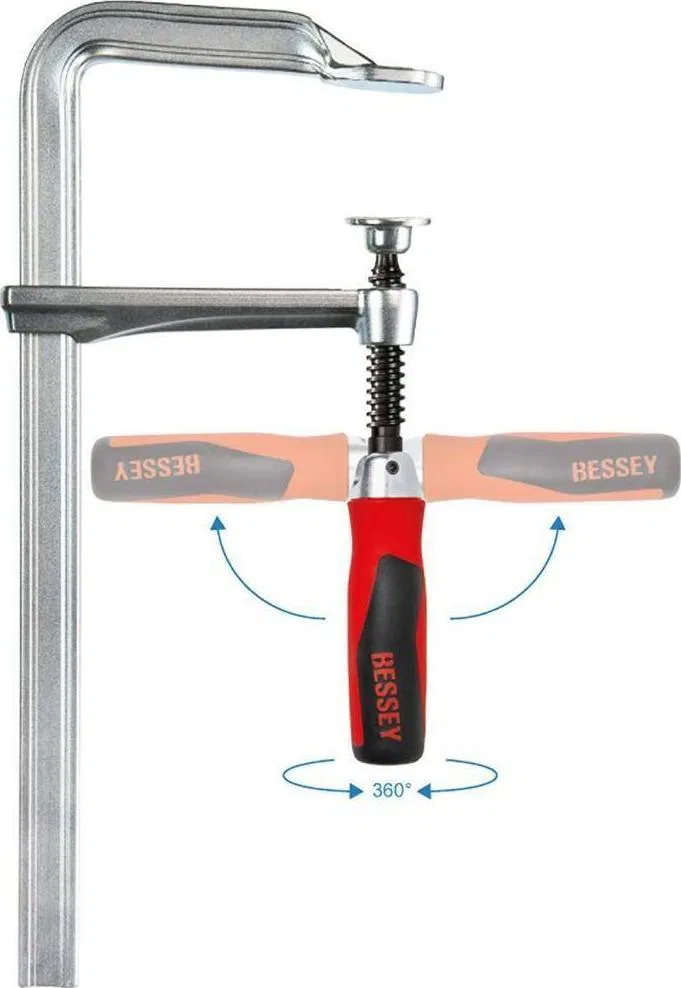 Bessey BESSEY all-steel screw GZ-KG 500/120 - GZ50-12KG