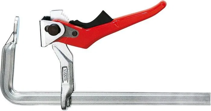 Bessey Ścisk ślusarski dźwigniowy stalowy szybkomocujący 160 x 80mm do 8500N (GH16)