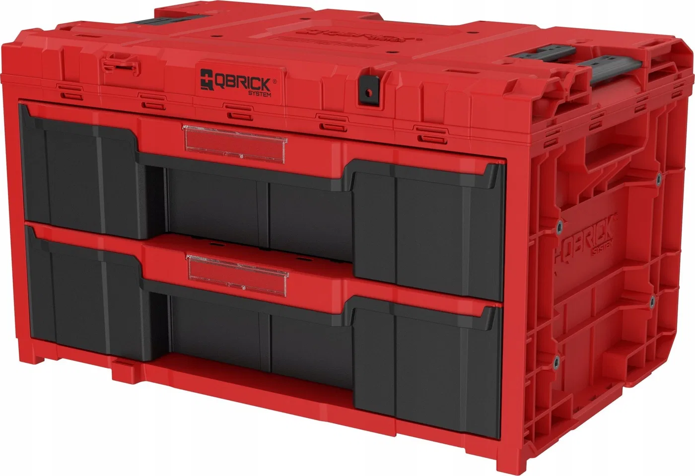 Qbrick Tool box with drawers Qbrick System ONE 2.0 DRAWER 2 Plus TOOLBOX EXPERT RED Ultra HD Custom