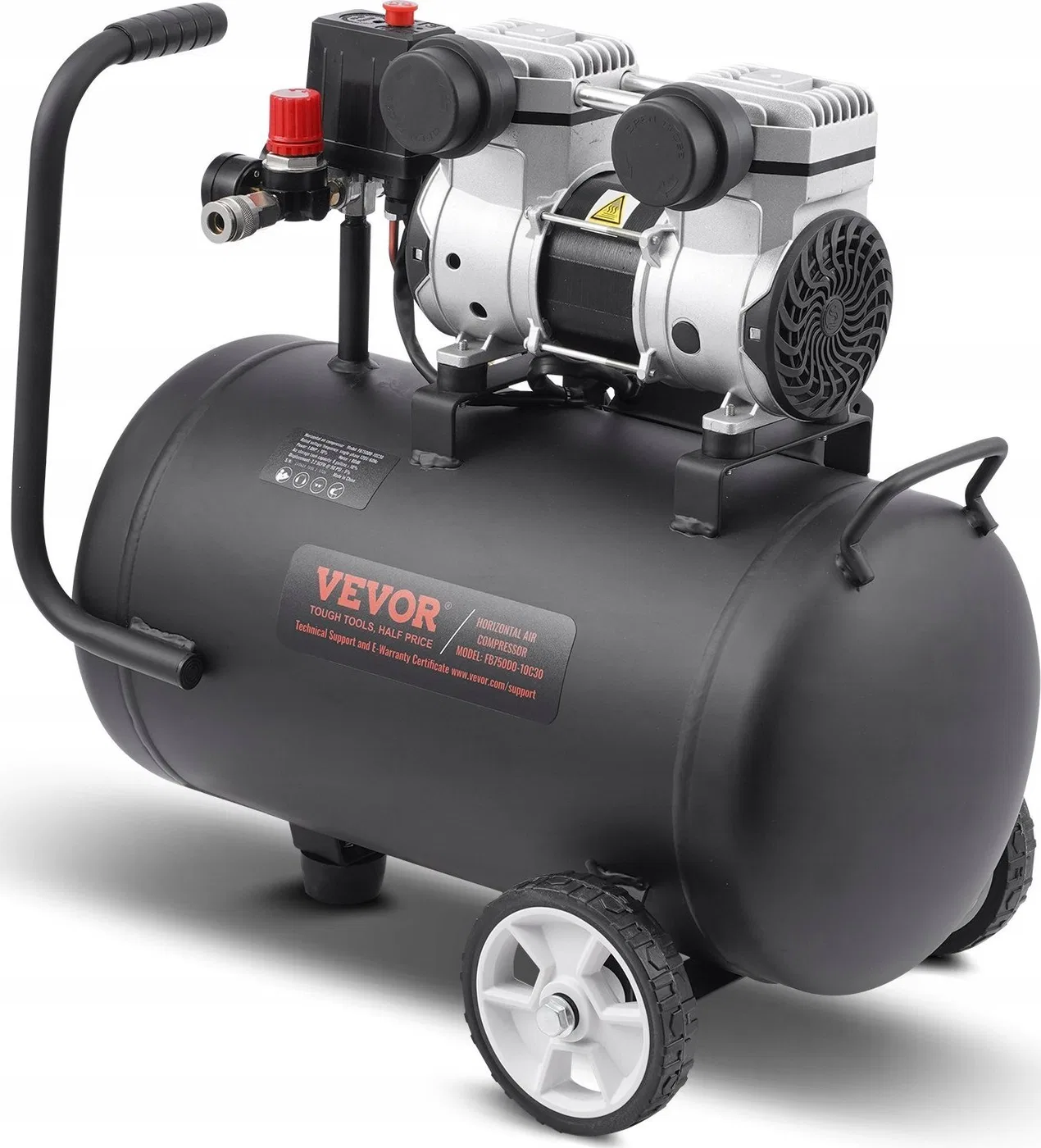 Przenośny Kompresor Powietrza 750 W 30 L