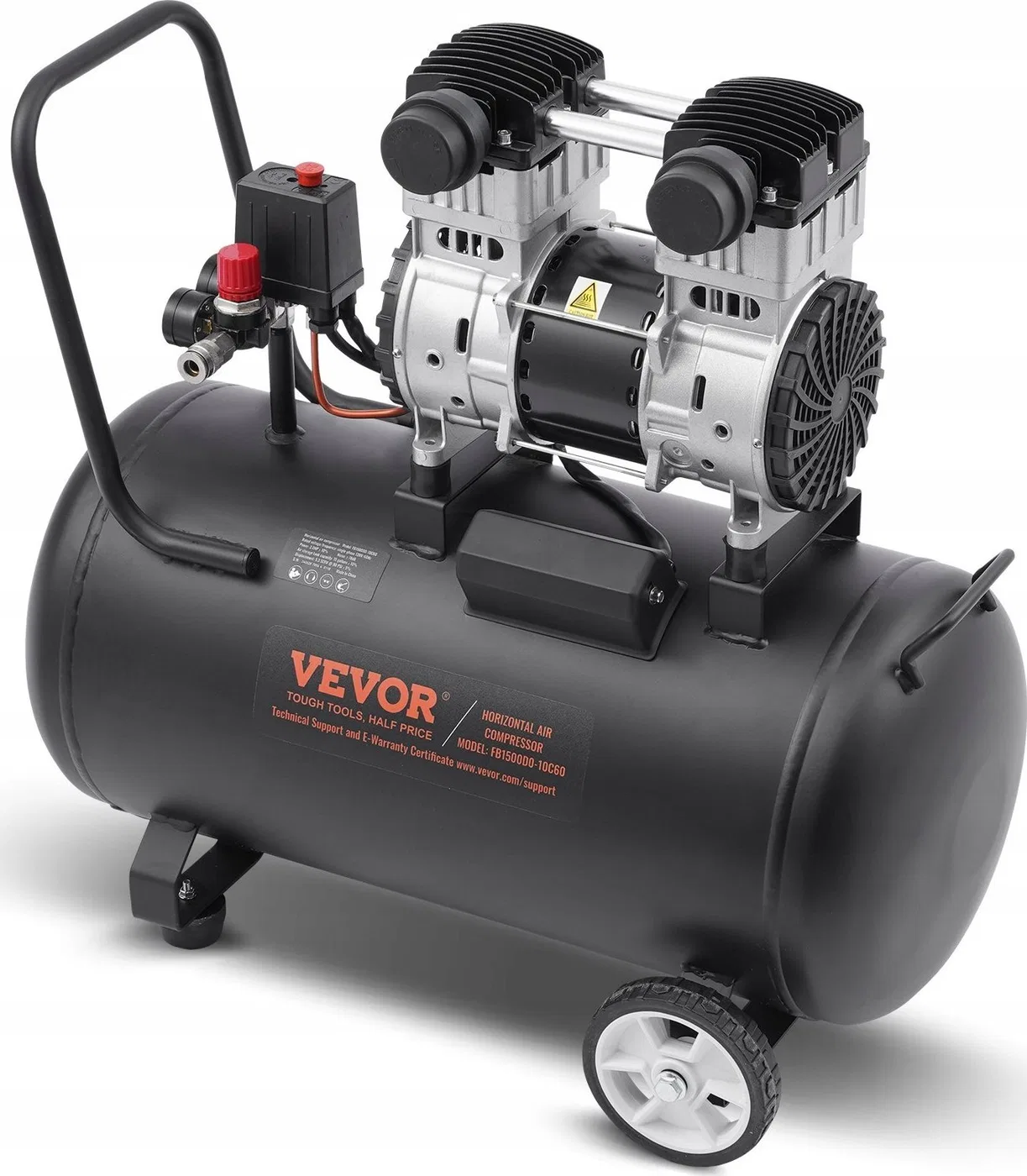 Przenośny Kompresor Powietrza 1250 W 60 L