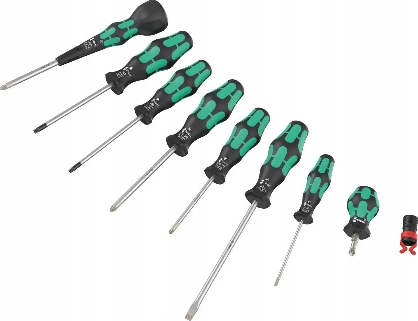 Wera ZESTAW WKRÄTAKÃW Z RÄKOJEÅCIÄ KULISTÄ BALL-GRIP SET 1, 9CZ.