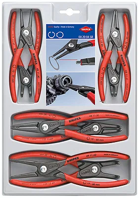 Knipex Zestaw szczypiec do pierścieni osadczych 8szt. (002004SB)