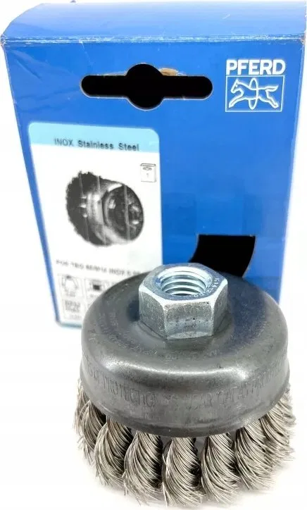 Sourcing Metal brush-cup O65 PFERD TBG INOX 0.35