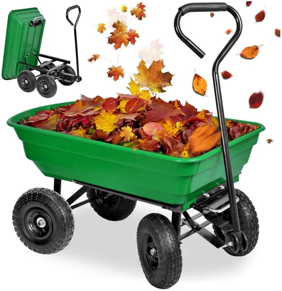Wózek ogrodowy wywrotka GARTEN zielony