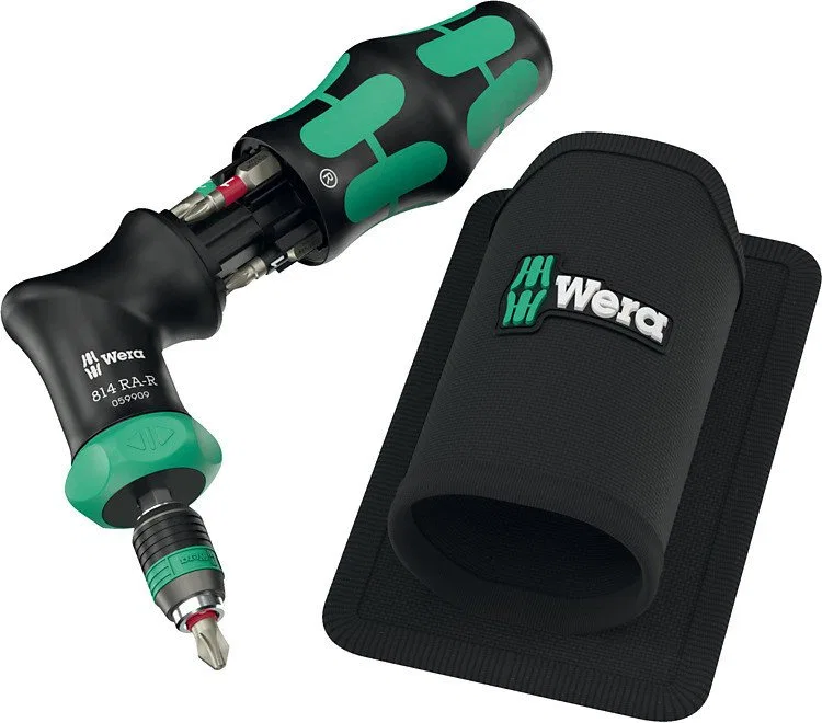 Wera Kraftform Kompakt Pistol RA-R 1, Ratsche m Bits 7teili