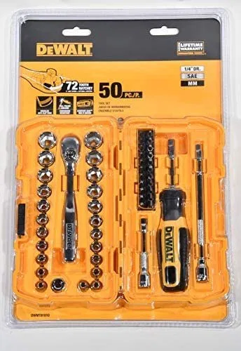 Zestaw narzędzi Dewalt zestaw nano 1/4 50 części