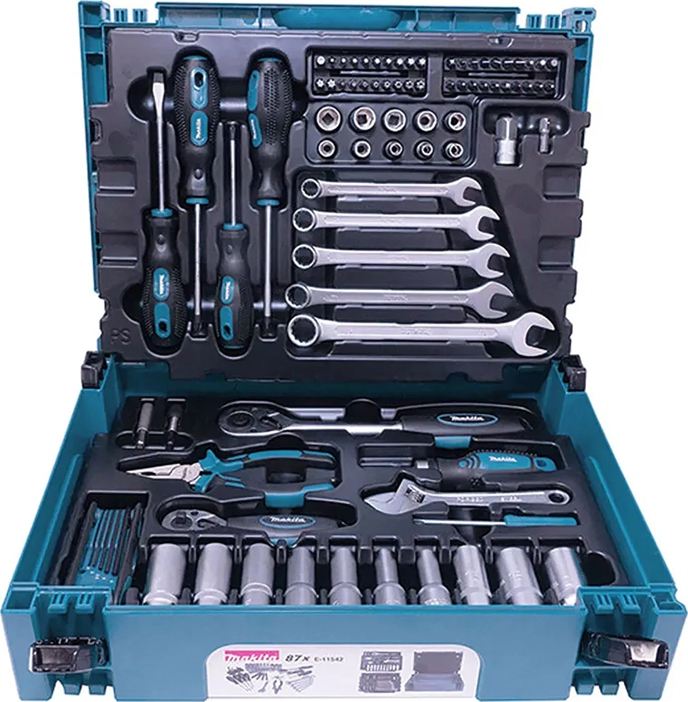 Zestaw narzędzi Makita 87 el. (E-11542)