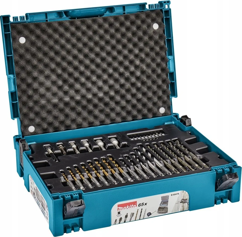 Zestaw narzędzi Makita B-69478 65 el. (B-69478)