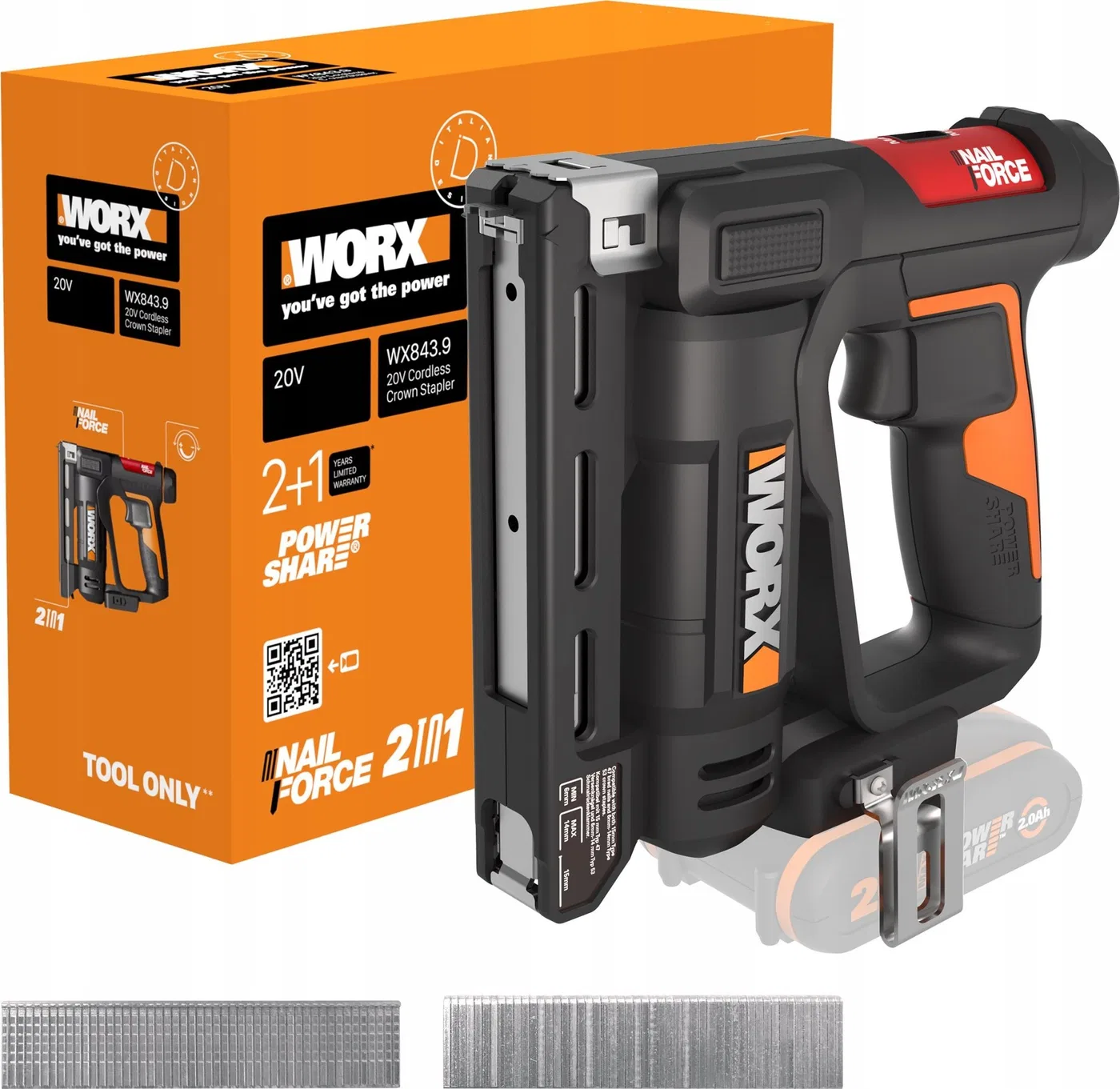 Worx Akumulatorowa Sztyfciarka WX843.9