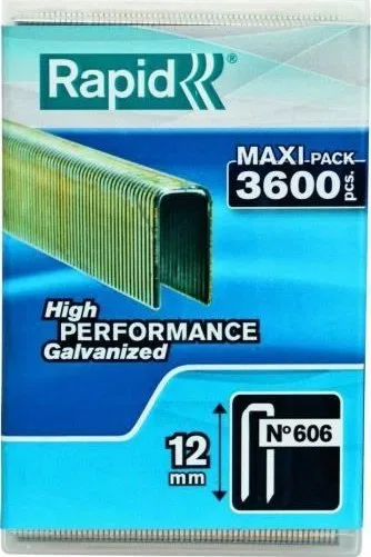Rapid Zszywki RAPID 3600 nr 606 12 mm ocynkowane