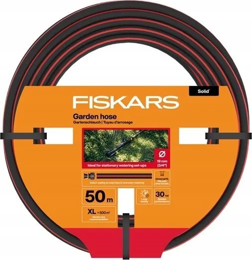 Watering hose FISKARS SOLID, 3/4", 19 mm, 50 m