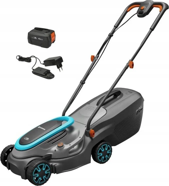 Kosiarka akumulatorowa Gardena GARDENA Cordless Lawnmower PowerMax 32/18V P4A solo, 18V (black/grey, without battery and charger