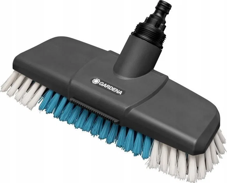 Gardena Cleansystem handle brush hard, washing brush (grey/turquoise, working width 27cm)